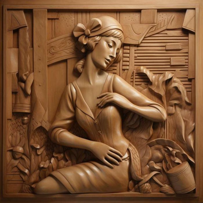 نموذج ثلاثي الأبعاد لآلة CNC 3D Art 